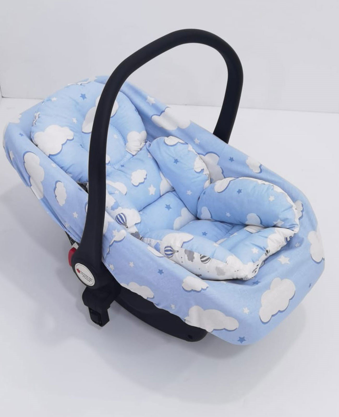 Bebek Puset Minderi, bebekler için kullanılan %100 pamuklu kumaş, araba ve  puset minderi