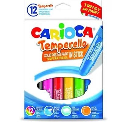 Carioca Temperello Stıck Poster Boyama Kalemi 12'Li