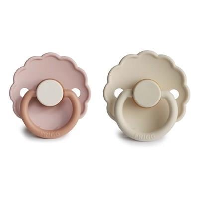 FRIGG Daisy İkili Kauçuk Emzik - Biscuit / Cream