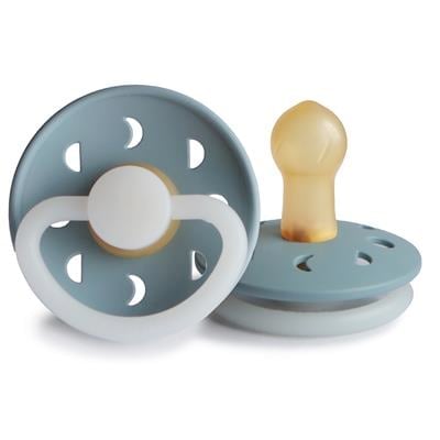 FRIGG Moon Phase Kauçuk Emzik - Karanlıkta Parlayan - Stone Blue Night