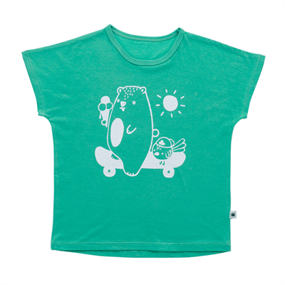 Little Yucca "Party" Tshirt - Yeşil