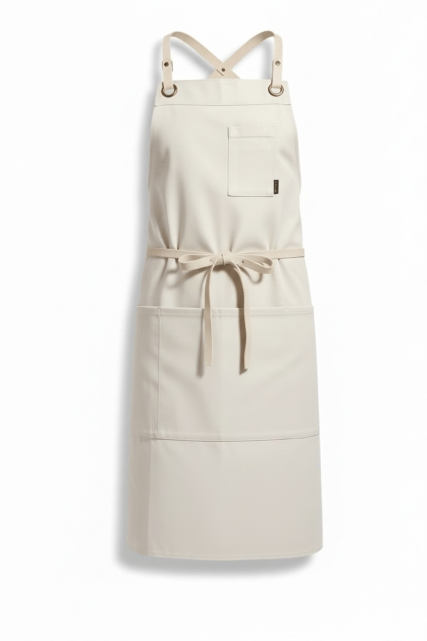 【新品未使用】Yanggao 2way Apron Bespoke Kitchen Apron | Handmade to Order | Custom Embroidery
