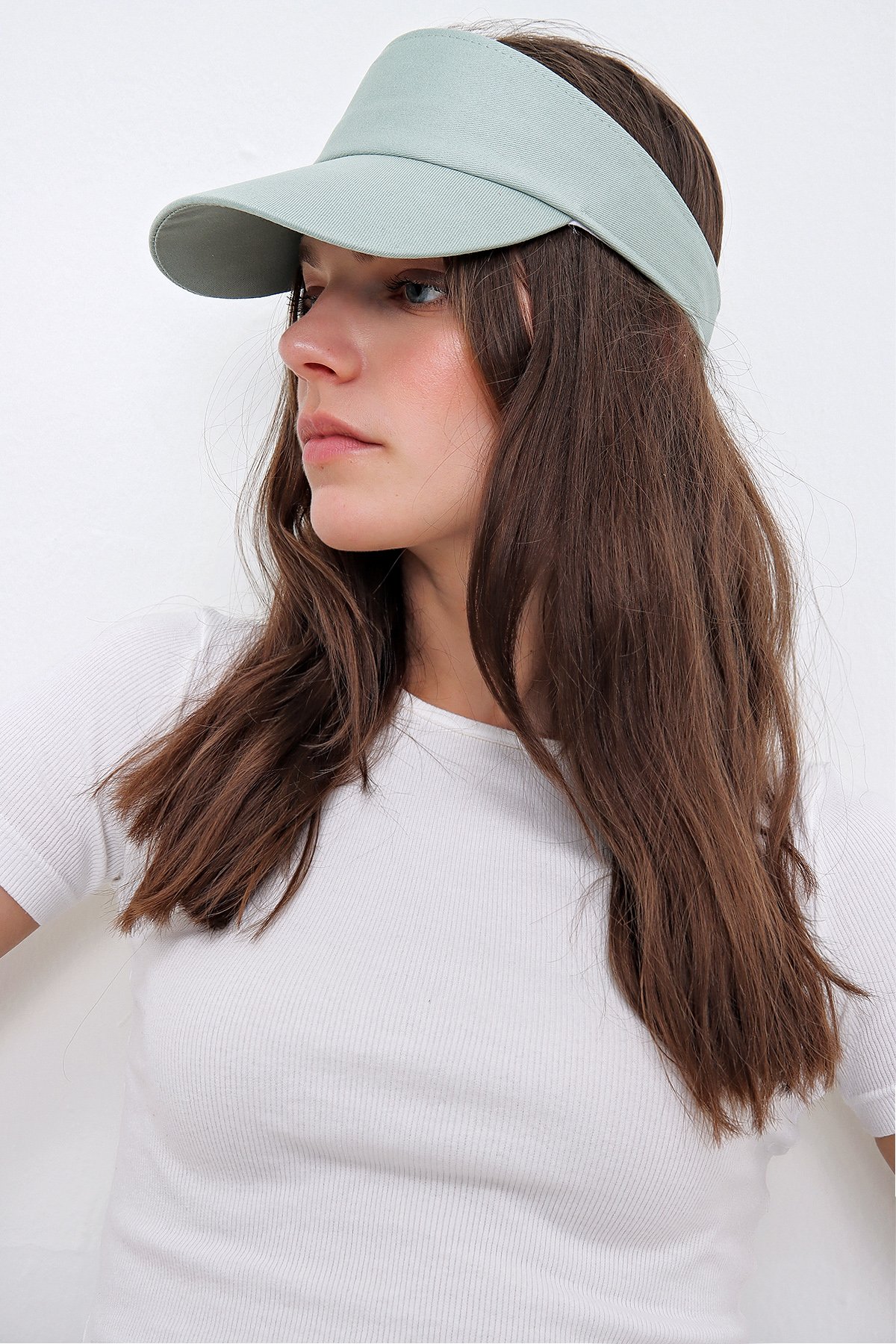 Tenis Şapkası - Açık Yeşil - Alaçatı Stili