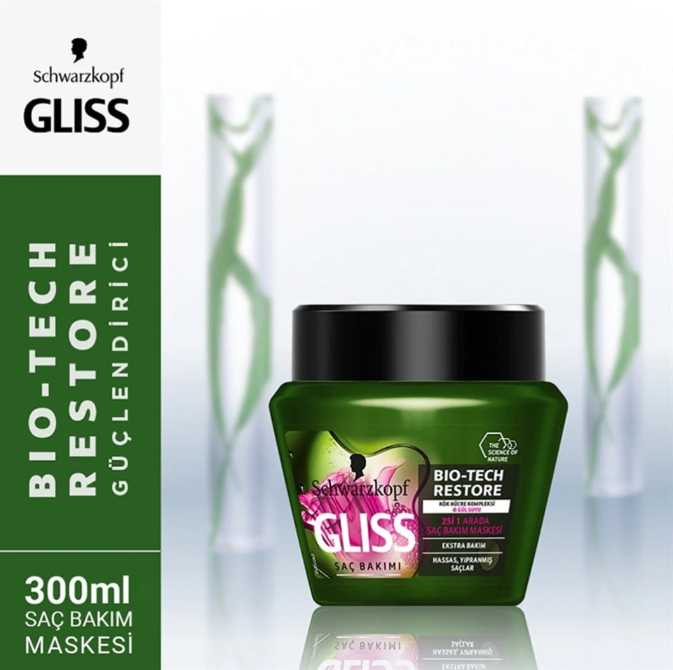 Gliss Saç Maskesi Bio-Tech 300 ml, Altintepeshop.com'da En Uygun Fiyatlar