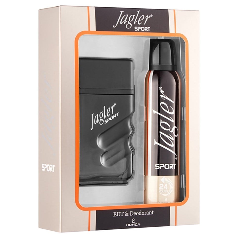 Jagler Sport Erkek Parfüm Seti Edt 90 ml ve Deodorant 150 ml (Bej),  Altintepeshop.com'da En Uygun Fiyatlar