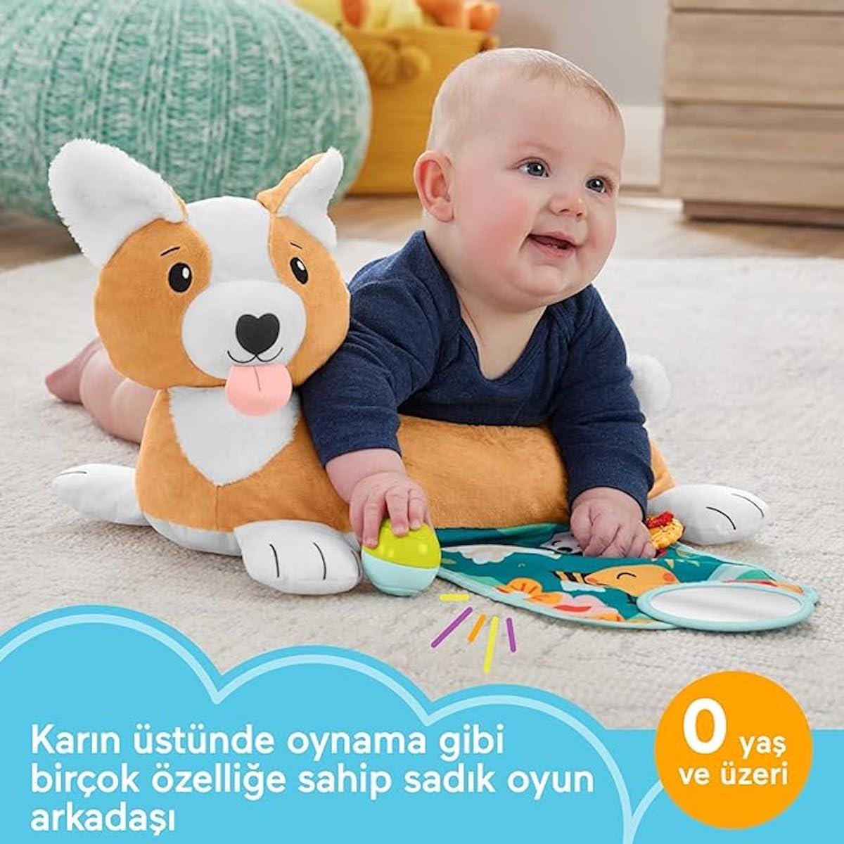 Fisher-Price 3'ü 1 Arada Köpekçik Tummy Time Yastığı