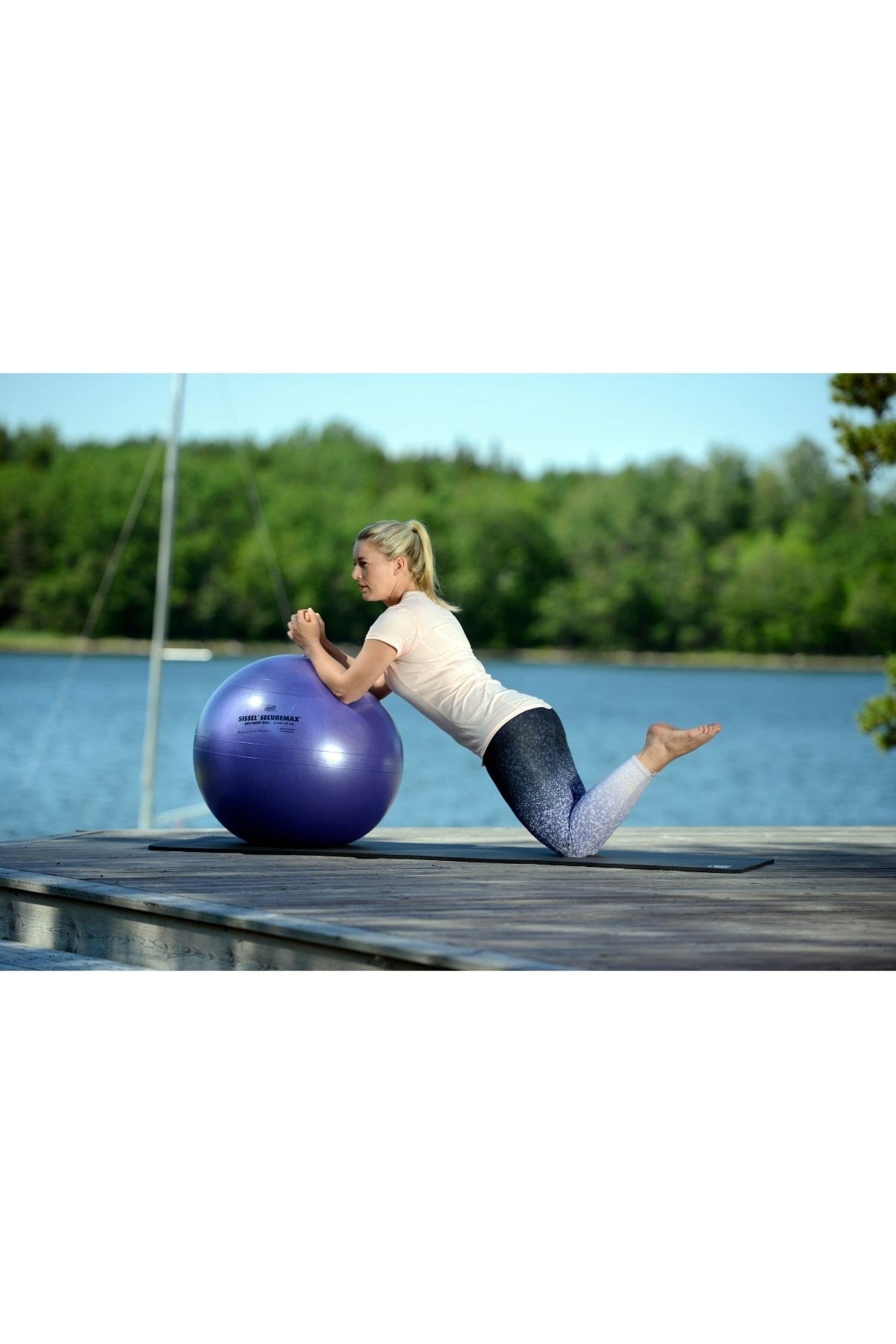 Large Exercise Ball - Sissel SecureMax Pilates Ball