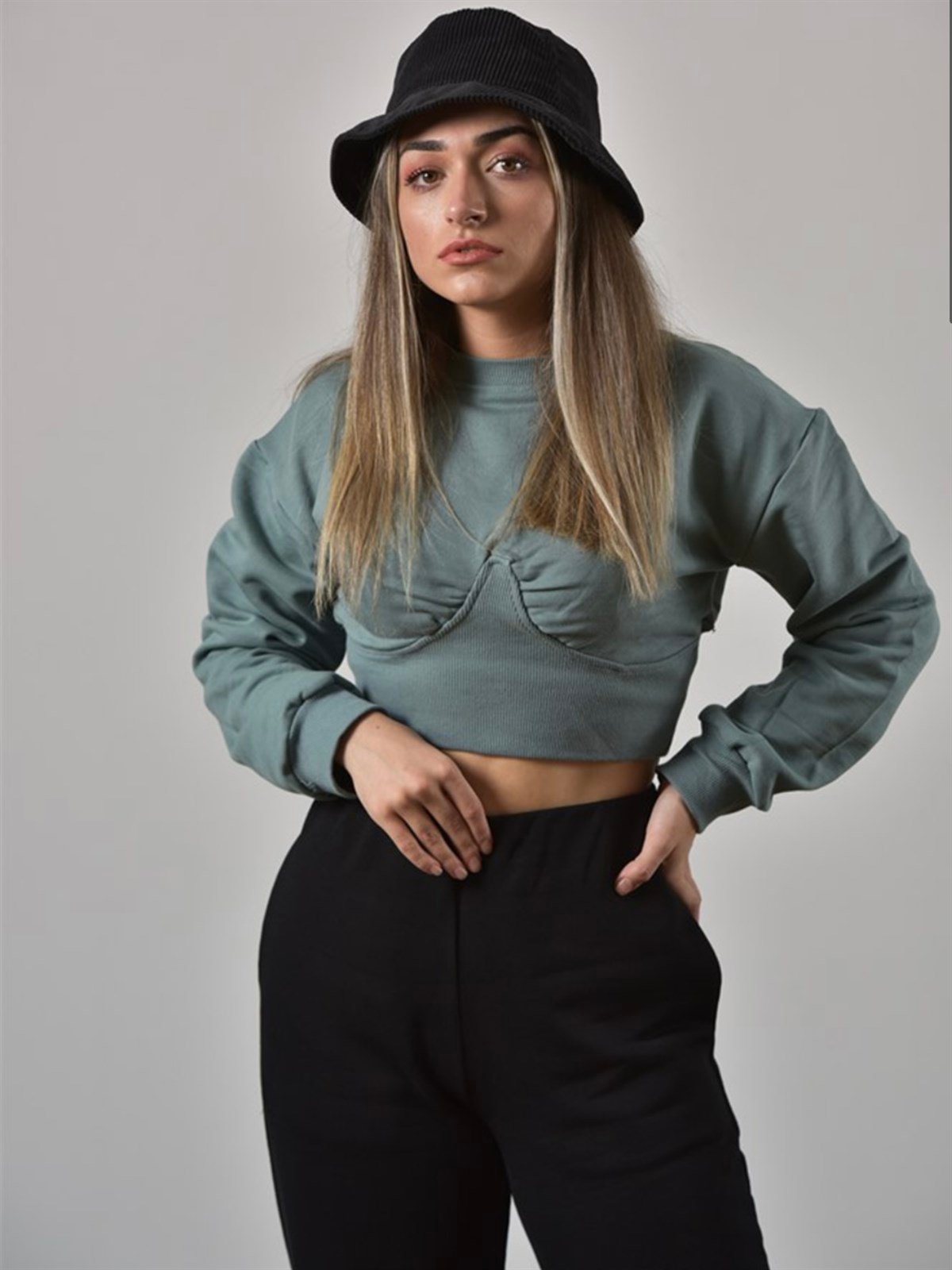 Belden Korseli Sweat