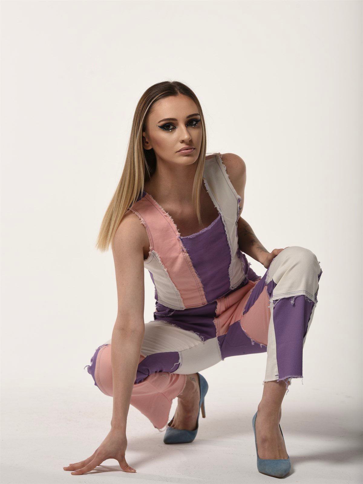 Patchwork Crop Top