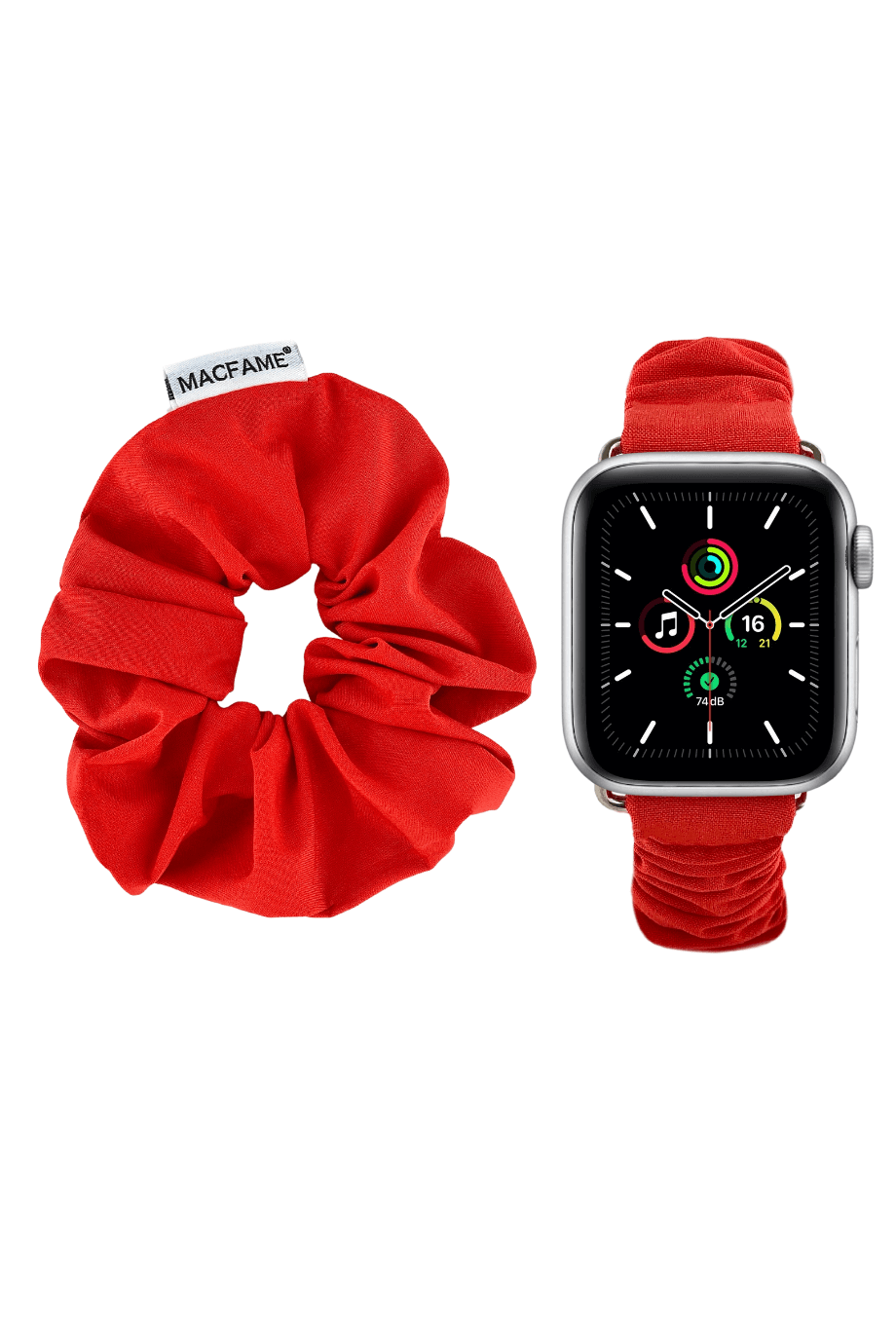 Velvet scrunchie apple watch band sale