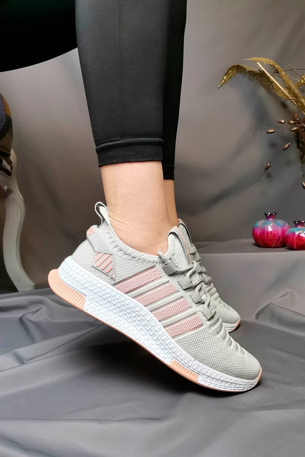 Alvos Kadın Buz Pudra Sneaker Spor Ayakkabı