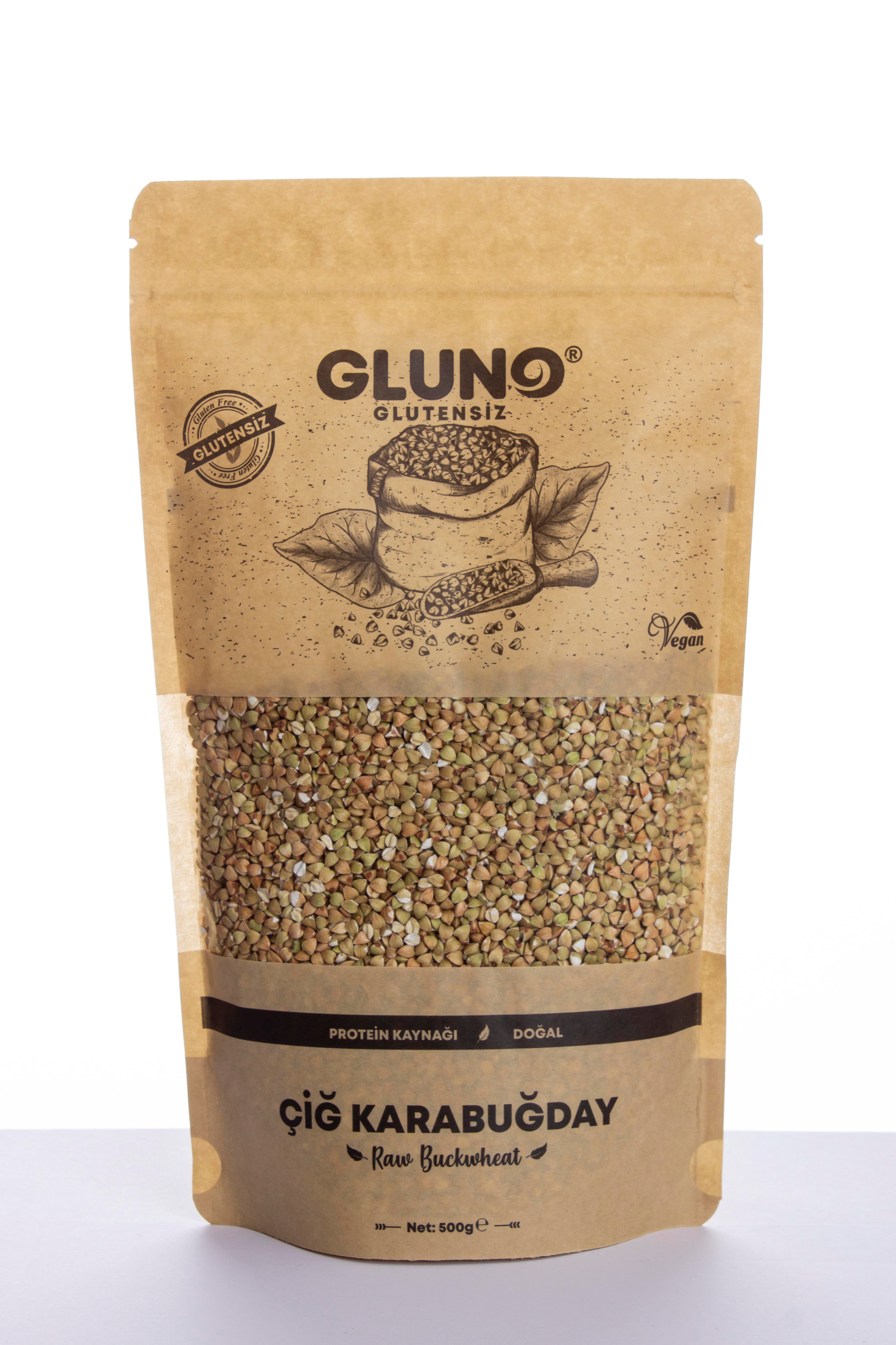 Gluno Glutensiz Çiğ Karabuğday 500 gr