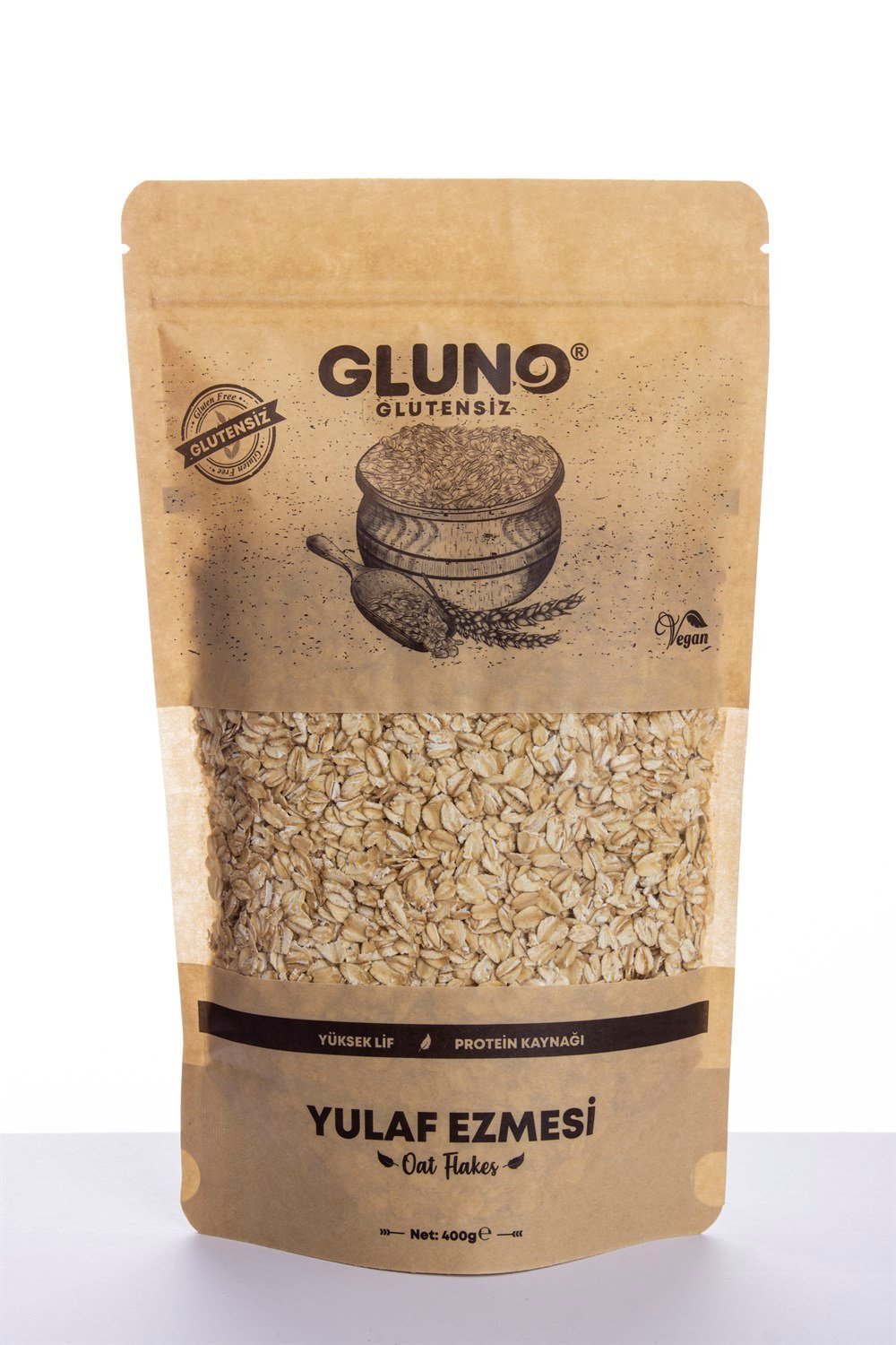 Gluno Glutensiz Yulaf Ezmesi 400g