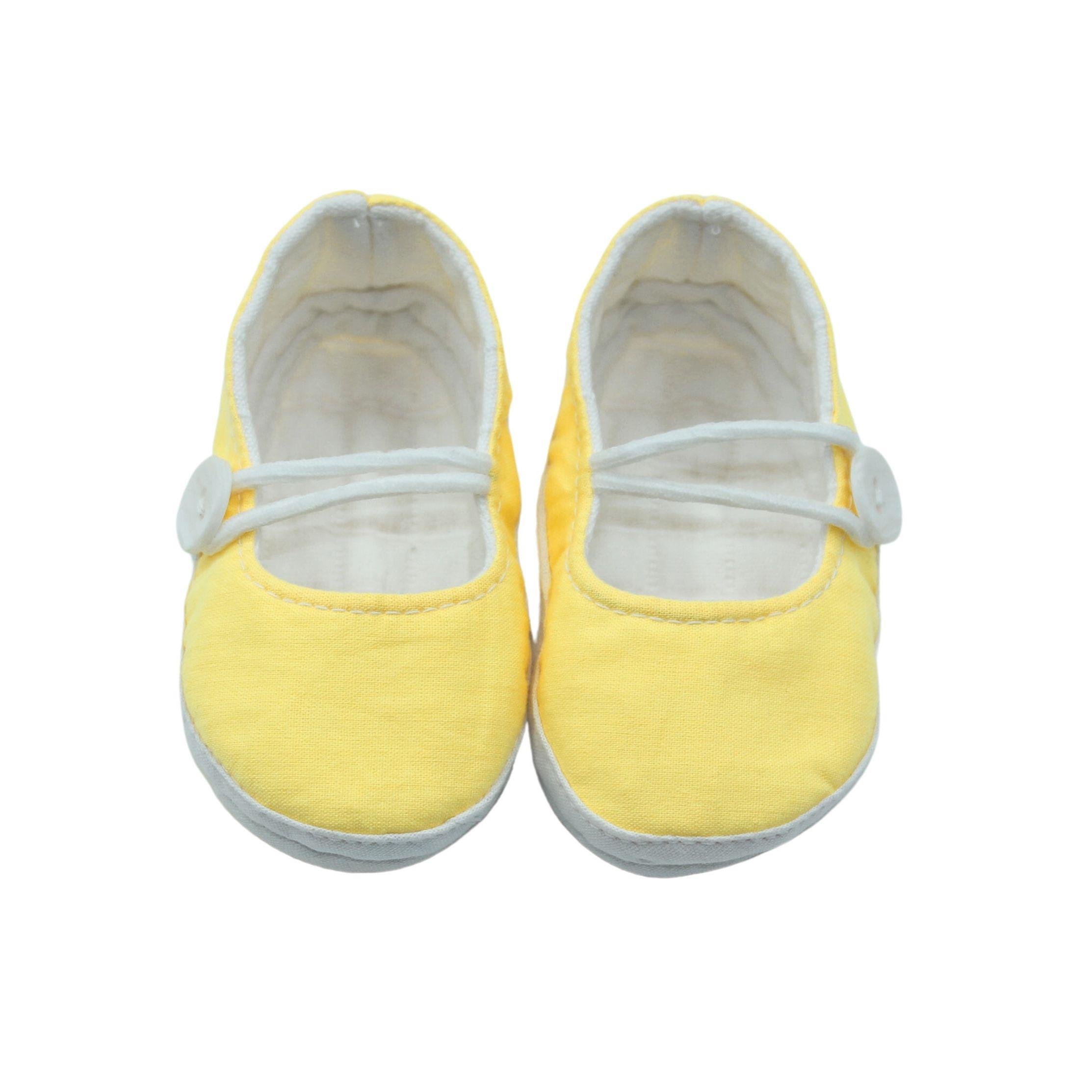 Yenidoğan Bebek Ayakkabısı Sarı - Nahıl