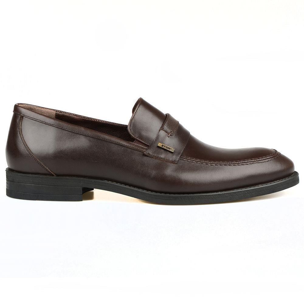 Brown Genuine Leather Big Size Classical Men Shoes