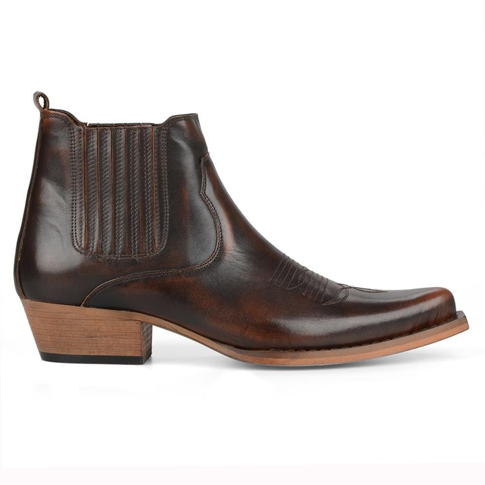 FootCourt Cowboy Boots Brown