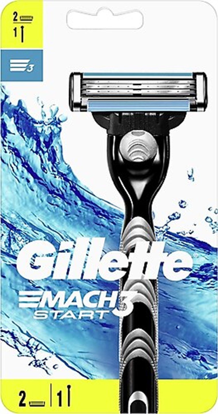 Gillette Mach3 Start Tıraş Makinesi 2 Yedek Bıçak-LeylekKapıda.com