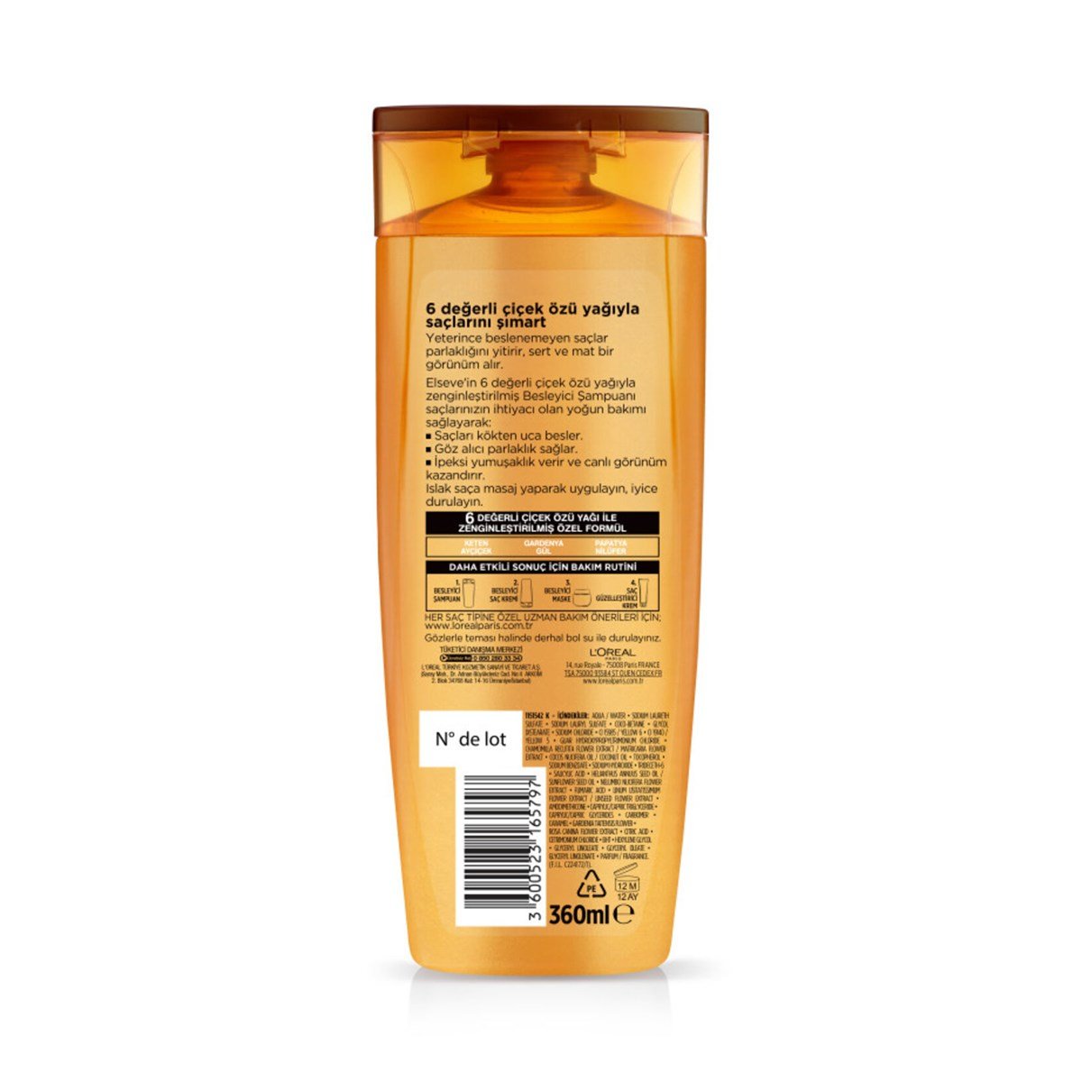 L'Oréal Paris Elseve Shampoo 6 Miraculous Oil 400 ml.-LeylekKapida.com