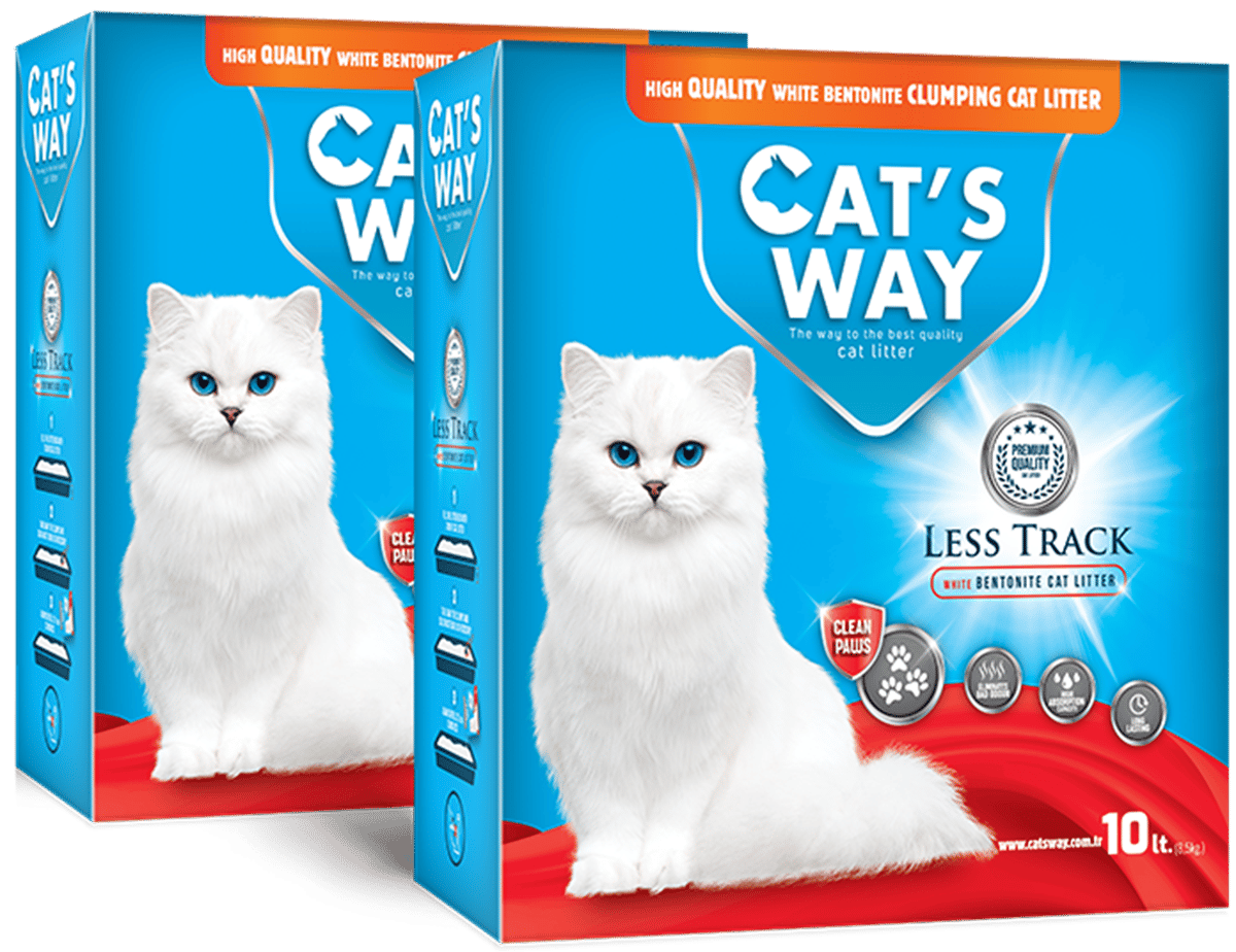 Cat's Way Patiye Yapışmayan Kedi Kumu (10L. x 2 Adet)