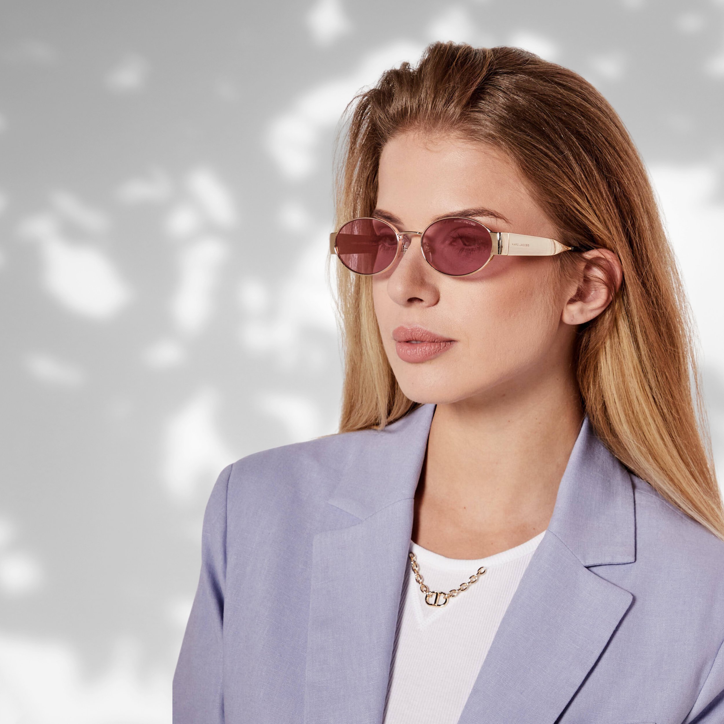 極上 ギラギラ アルーシャサンストーン Ｋ865 MARC JACOBS 806/S S9E-ALTIN 58-19-140 Kadın Güneş Gözlüğü