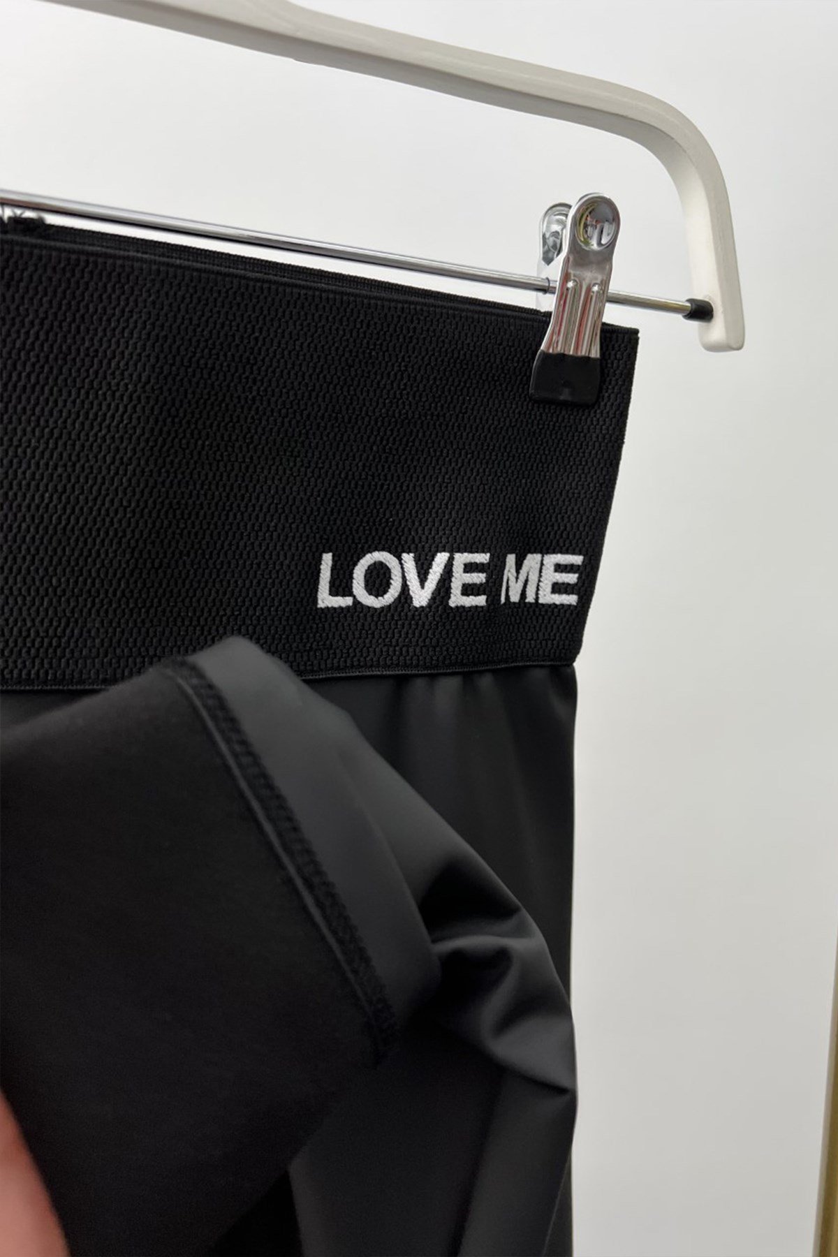 Love Me Premium Korseli Nakışlı Ultra Yüksek Bel Mat Deri Tayt