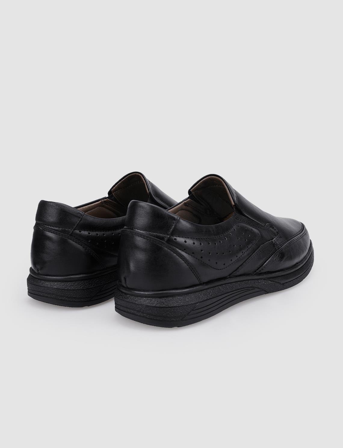 Cabani Men 100% Genuine Leather Black Shoes l Cabani