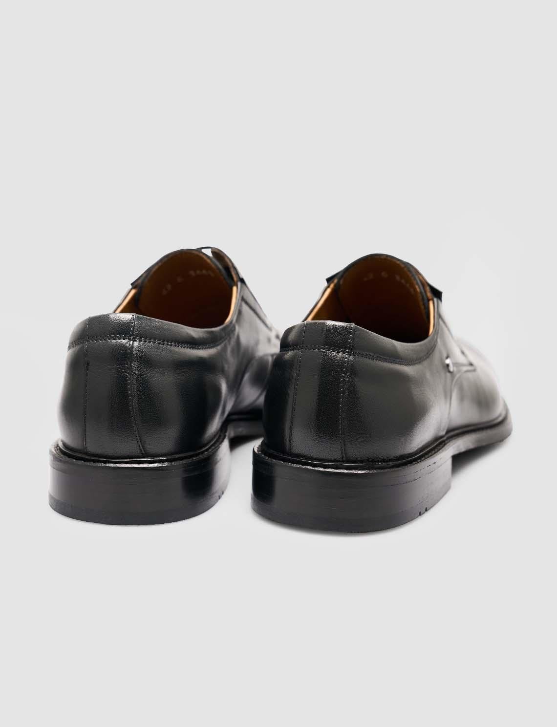 Genuine Leather Black Soft Walking Men's Classic Shoes