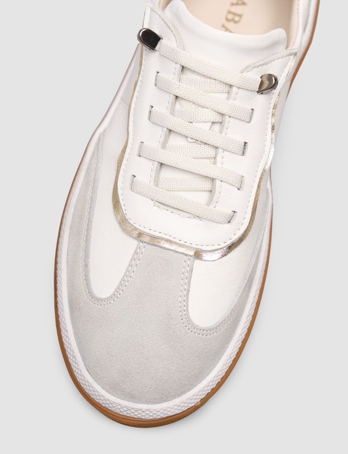 White Genuine Calf Leather Lace-Up Women's Sneaker l Cabani