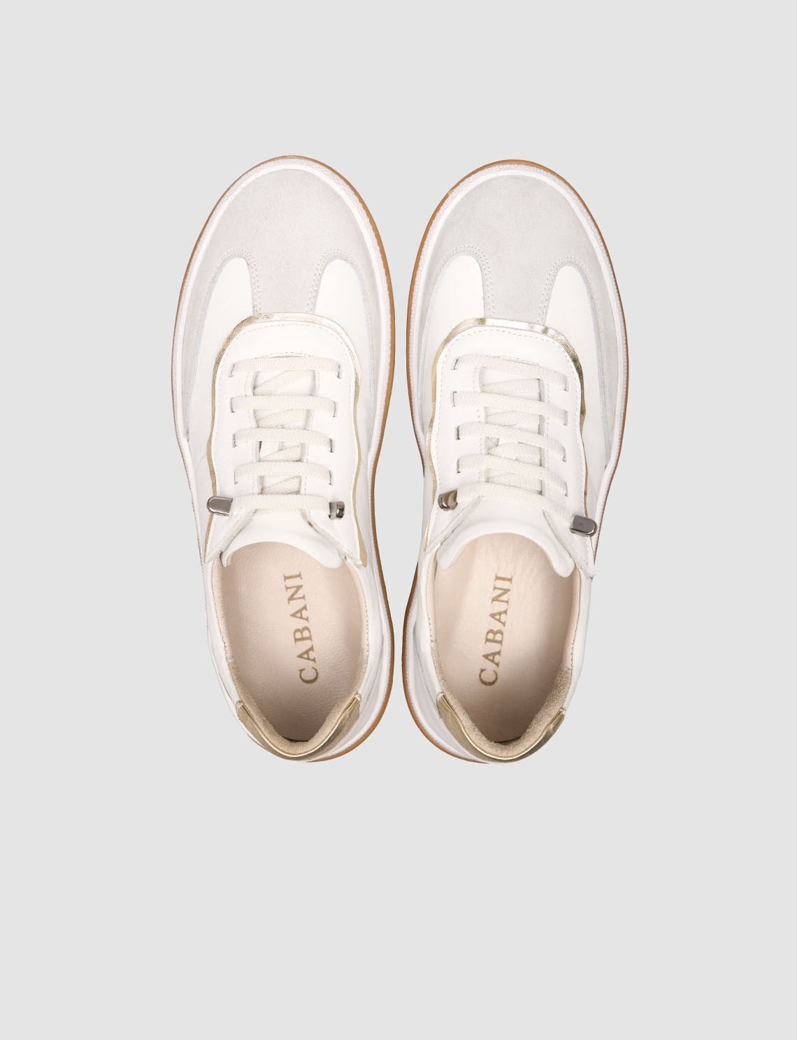 White Genuine Calf Leather Lace-Up Women's Sneaker l Cabani