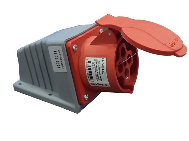 ppap様 Ne-Ad 4x32A Duvar Prizi CEE Norm 4324