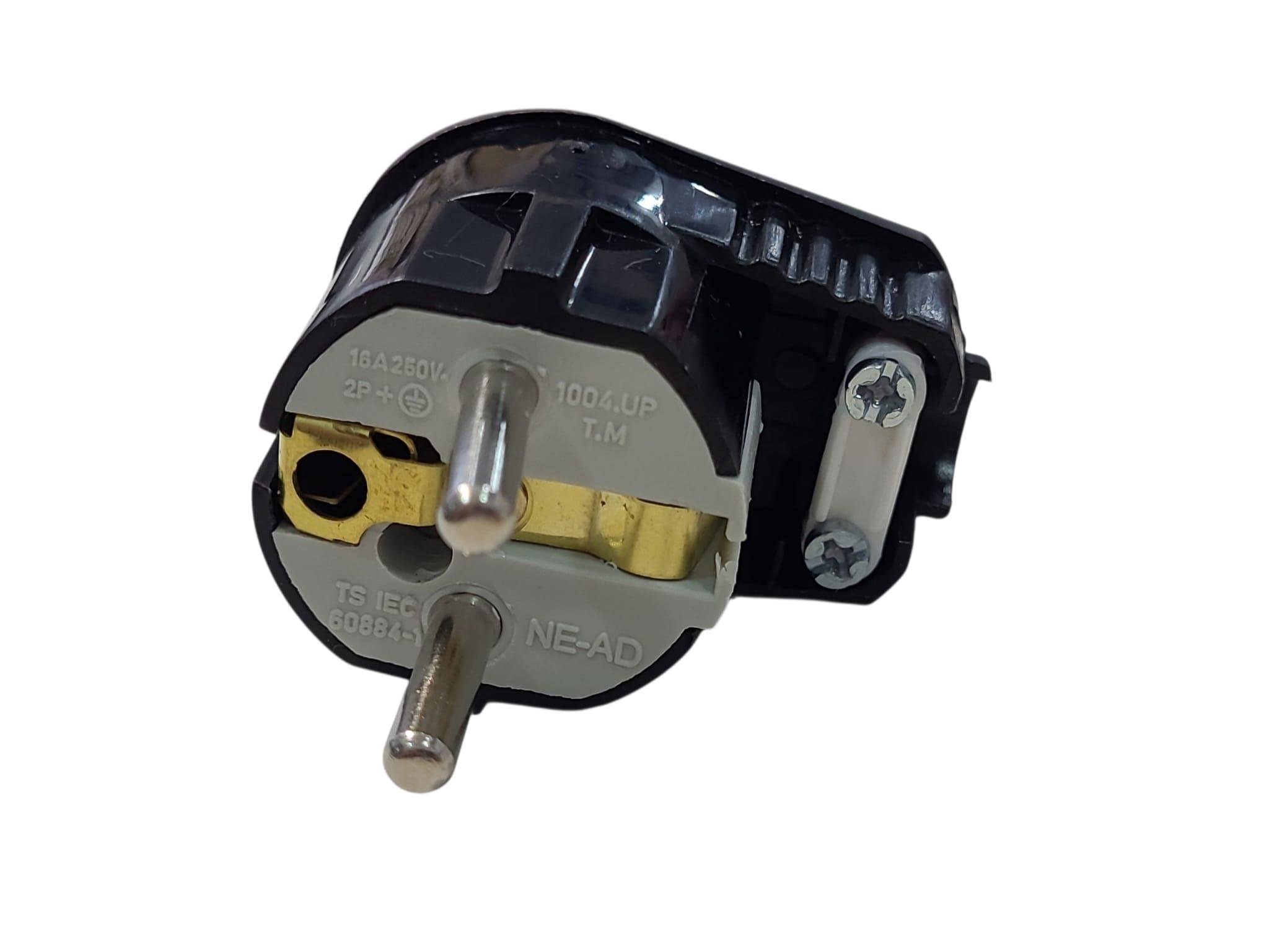 Ne-Ad UPS Topraklı L Fiş Siyah