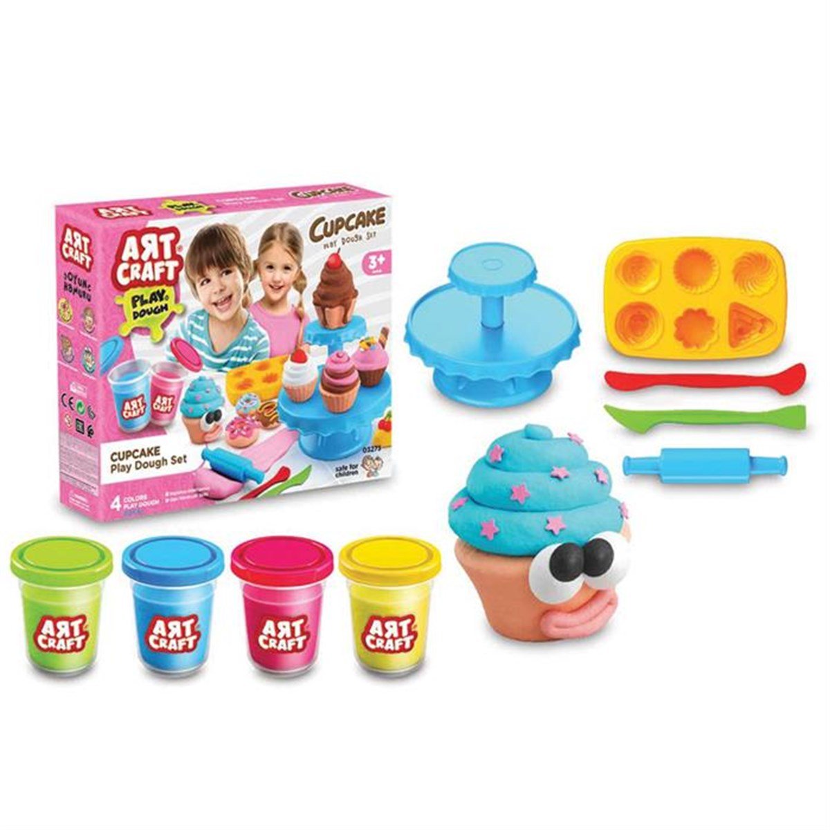 Art Craft Kap Kek Oyun Hamuru Seti 224 gr Fiyatı - Dede Toys Oyuncakları -  Doğan Oyuncak Dünyası