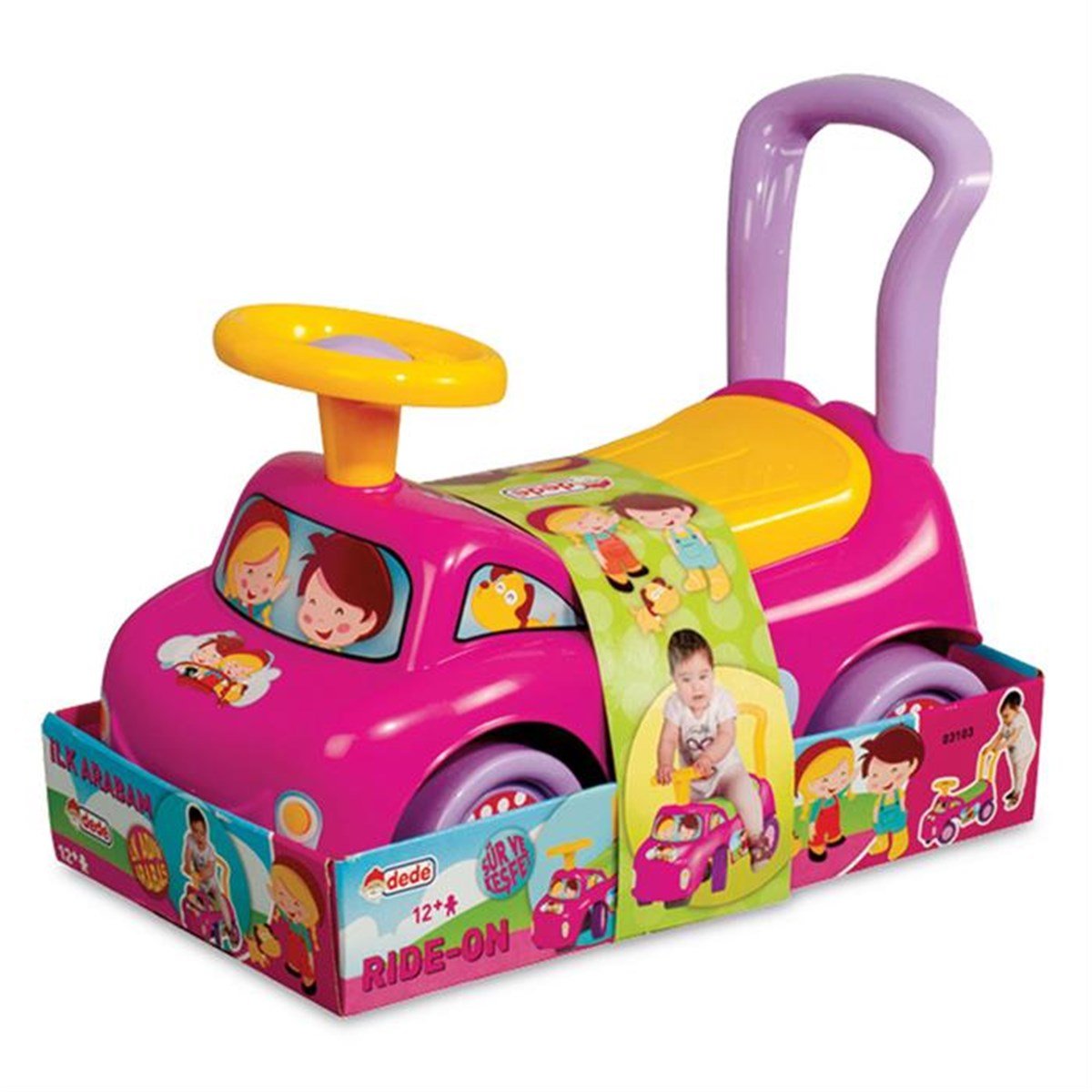 Ride İlk Arabam (Kız Versiyonu) Fiyatı - Dede Toys Oyuncakları - Doğan  Oyuncak Dünyası