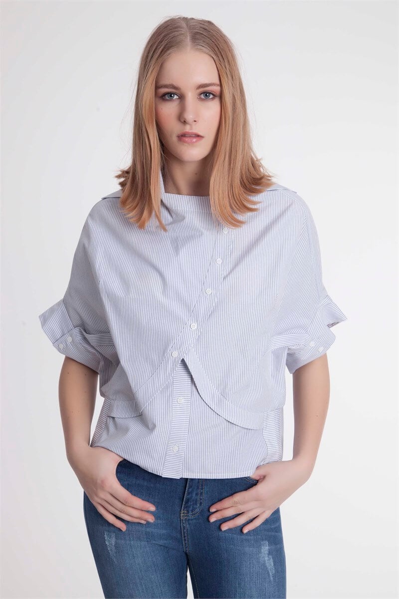 Farklı Tasarım Gömlek | Kadın Giyim | Setre