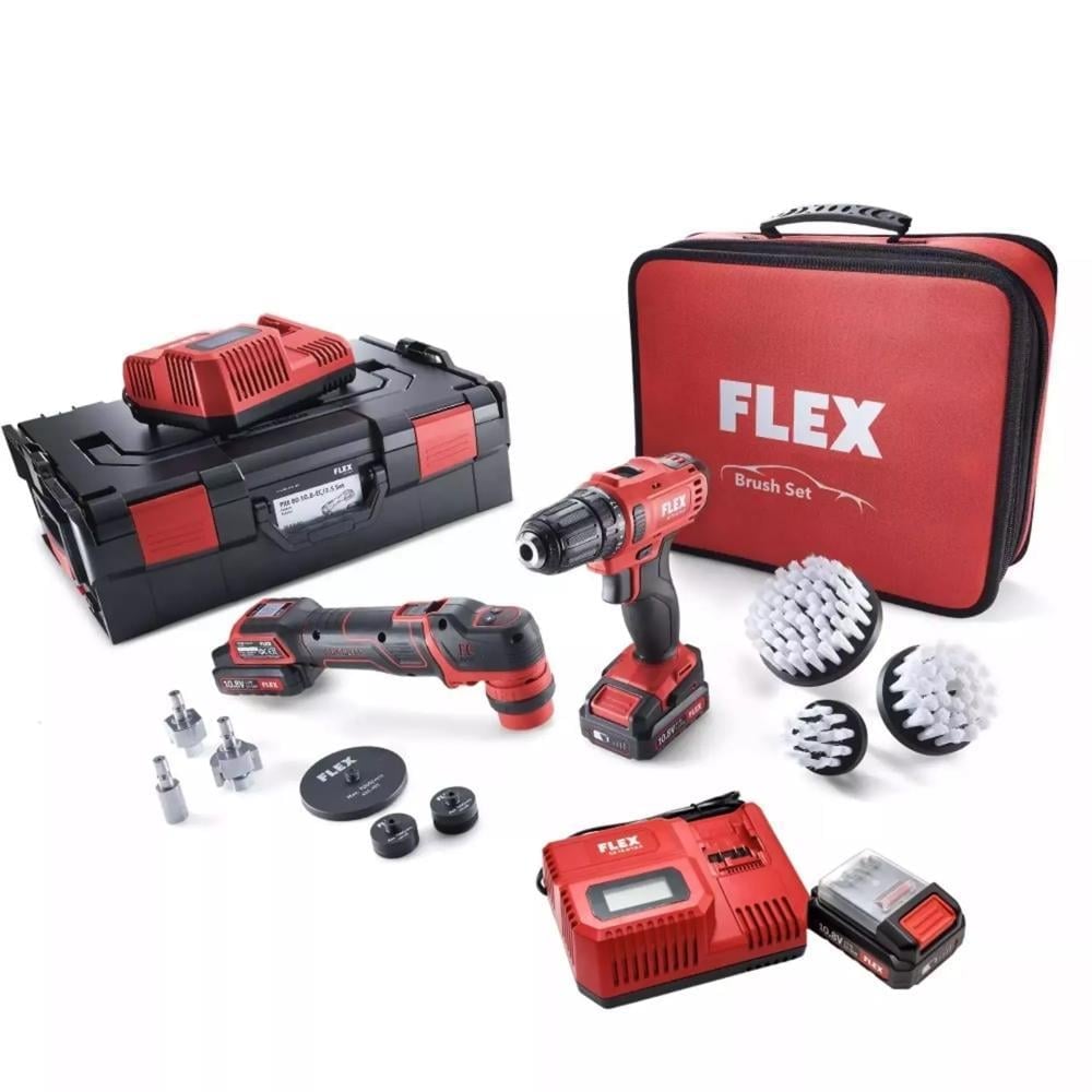 FLEX Pasta Cila Vidalama Ve Temizlik Fırça Seti - PXE80 Mini