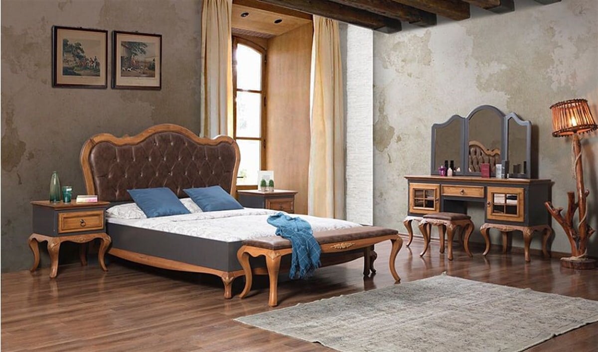 Romance Vintage Yatak Odası - Evimo Mobilya | Türkiye'nin Mobilya Merkezi