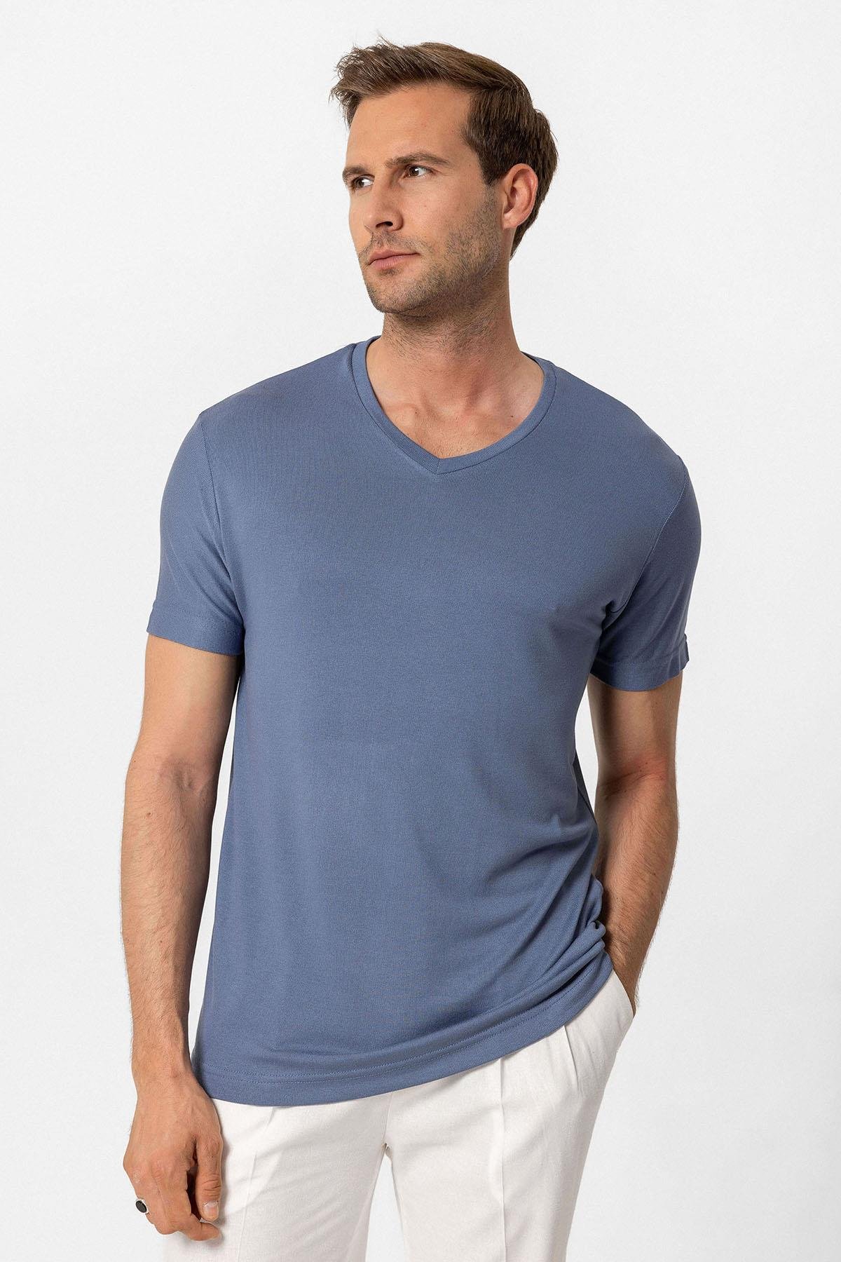 T shirt basic v neck hotsell