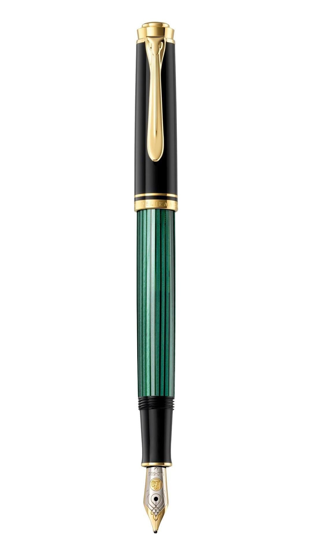 筆記具 PELIKAN Souveran M300 F Pelikan Souveran Series M300 green Black Fountain Pen