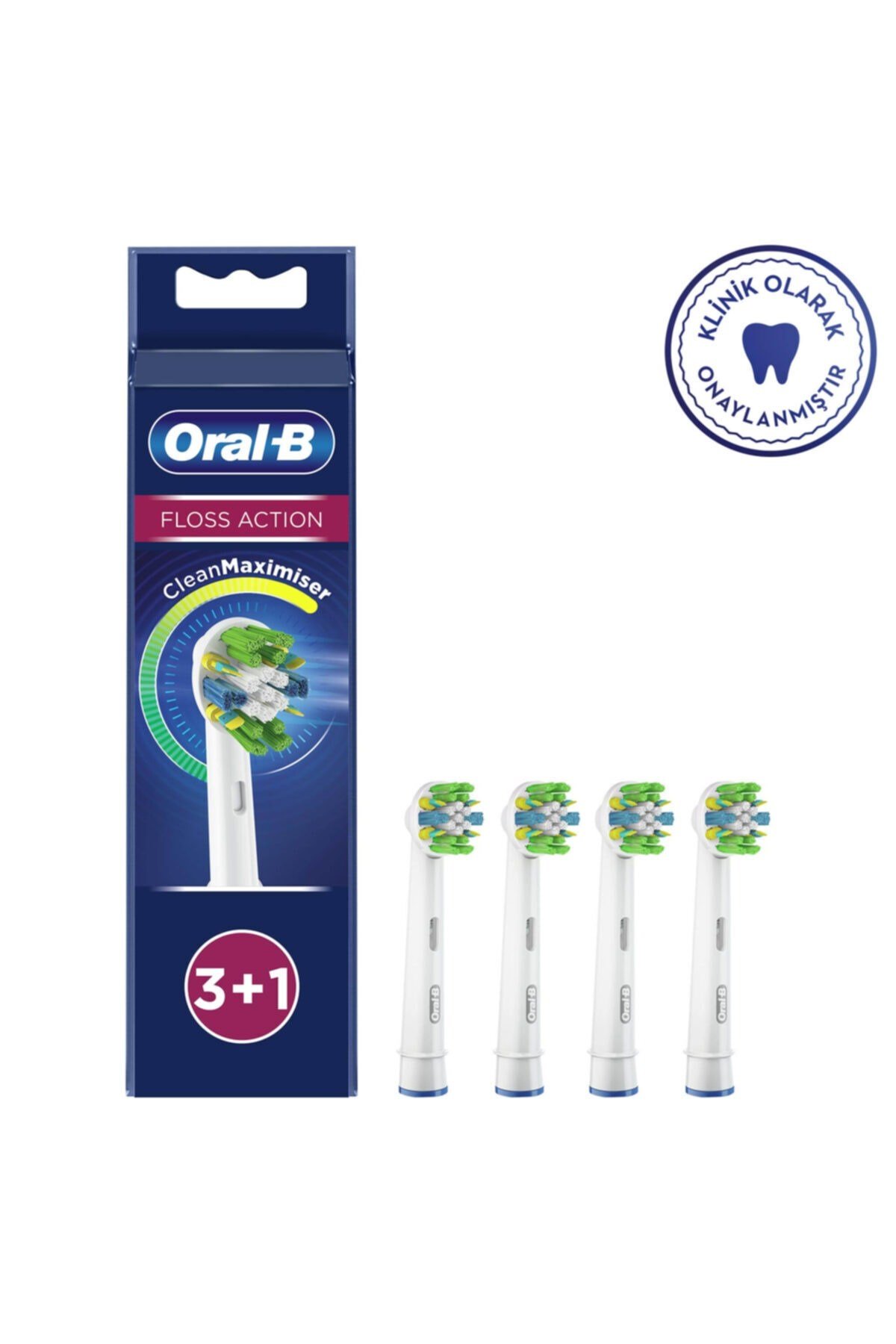 Oral B Floss Action 4'lü Şarjlı Fırça Yedek Başlığı