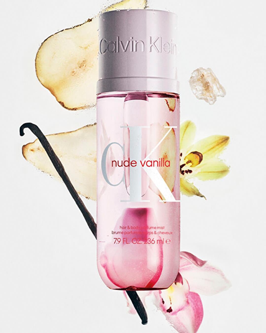 香水(ユニセックス) CK Nude Vanilla Perfume Mist 236ml Calvin Klein CK Nude Vanilla Saç ve Vücut Spreyi - Sıcak