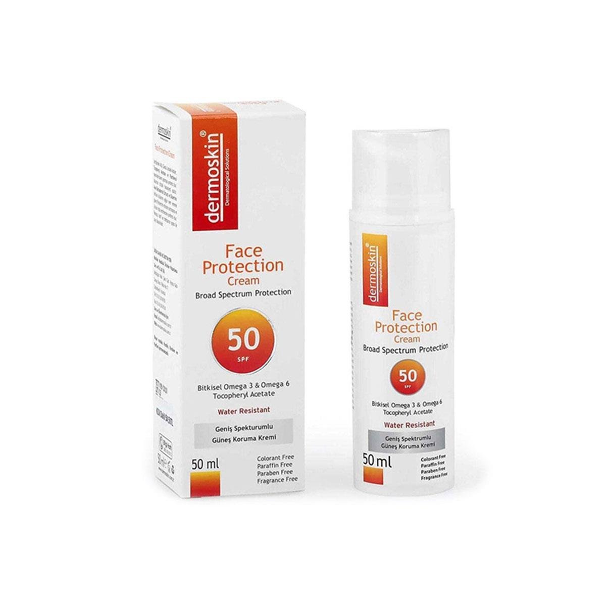 Dermoskin Face Protection Güneş Koruyucu Krem SPF50 50 ml - Daffne