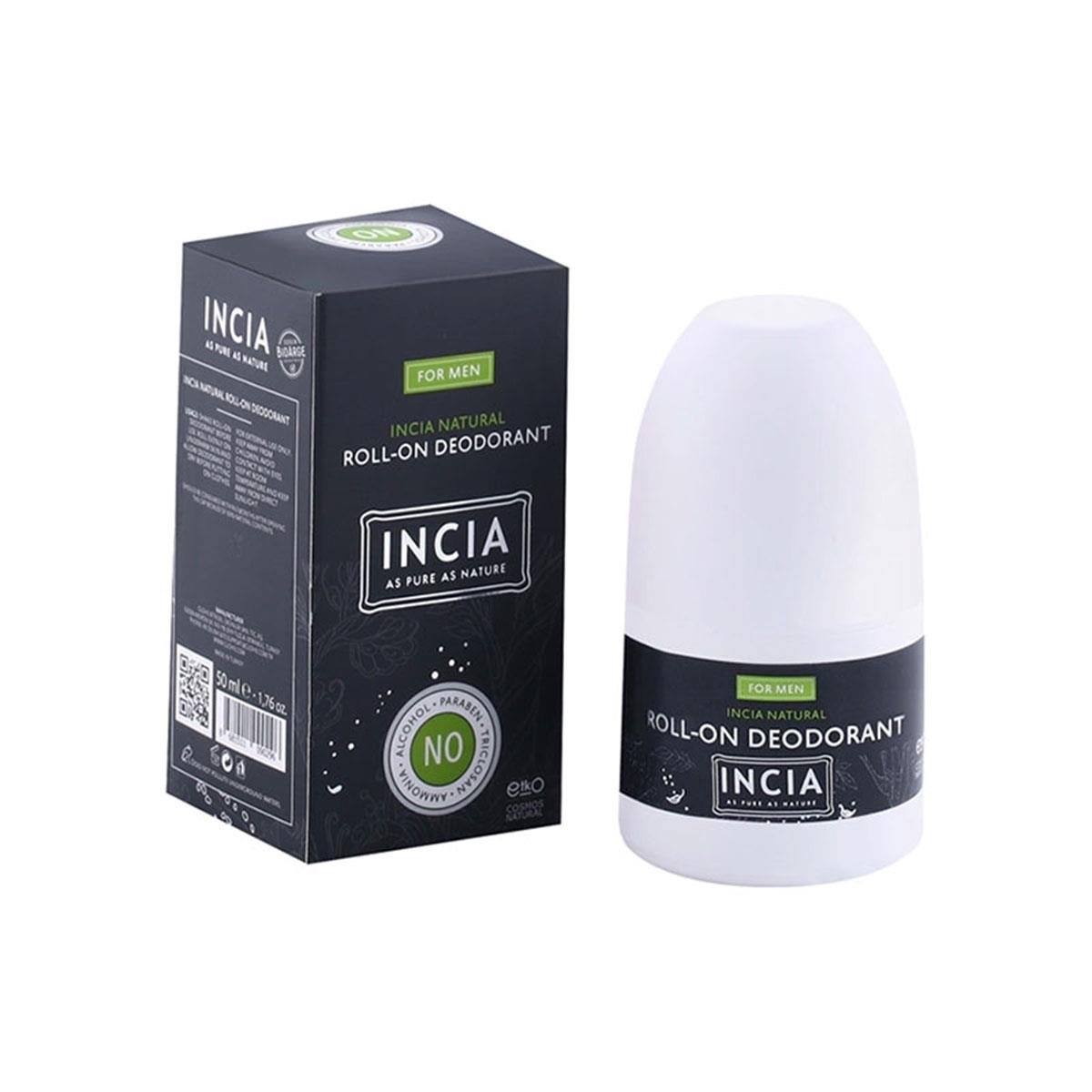 Incia Doğal Roll-On Deodorant Erkek 50 ml - Daffne