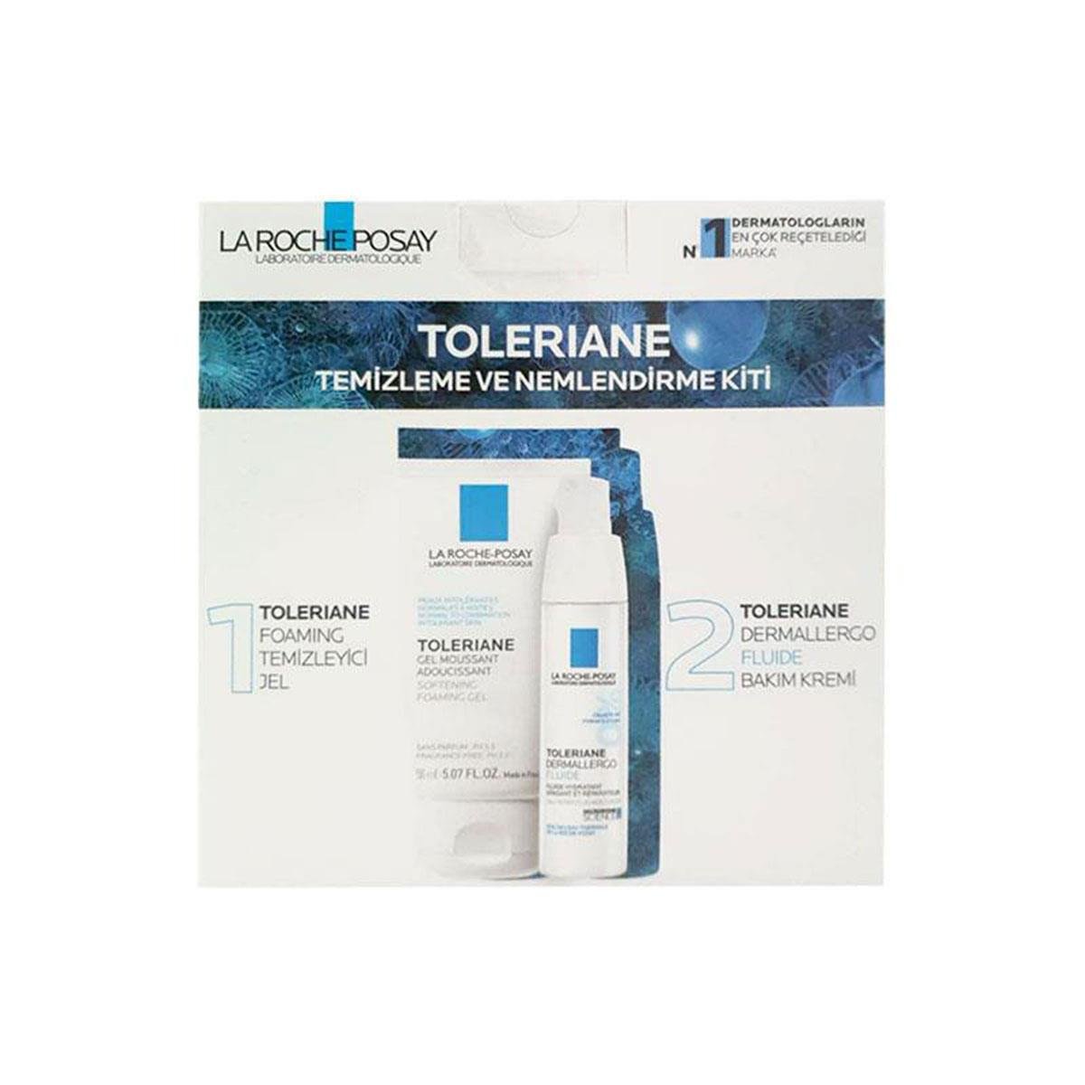 La Roche Posay Toleriane Temizleyici Jel 150 ml + Toleriane Fluid 40 ml -  Daffne