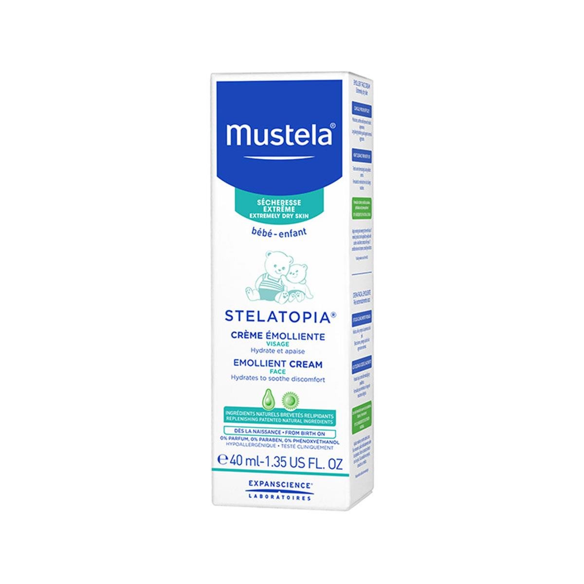 Mustela Stelatopia Yüz & Göz Kapakları için Emolyent Krem 40 ml - Daffne