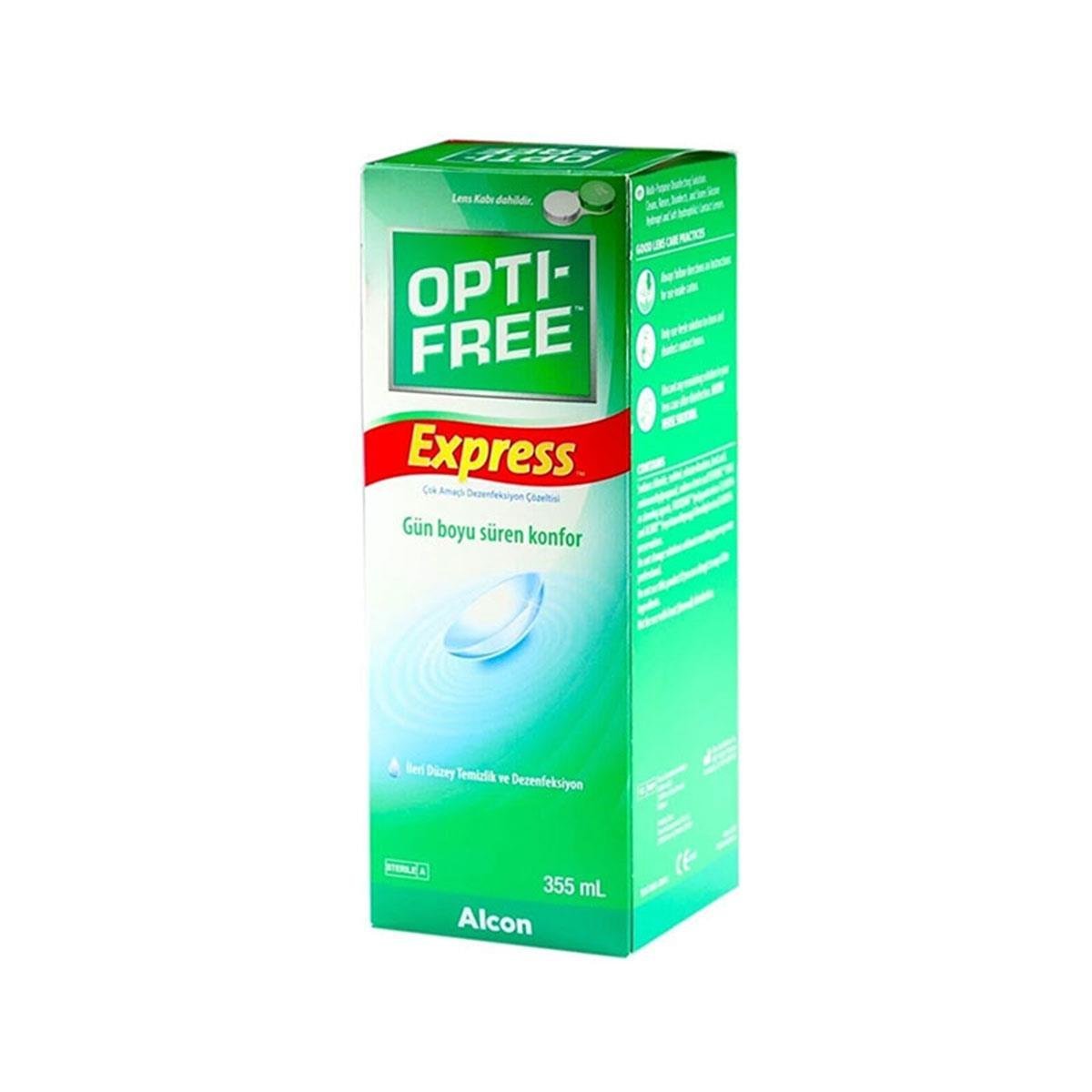 Opti-Free Express Lens Solüsyonu 355 ml - Gün Boyu Süren Konfor - Daffne
