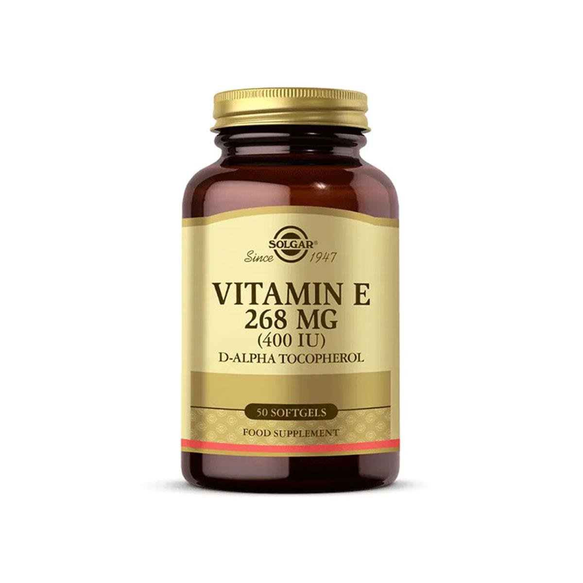Solgar Vitamin E 268 mg (400 IU) 50 Kapsül - Daffne