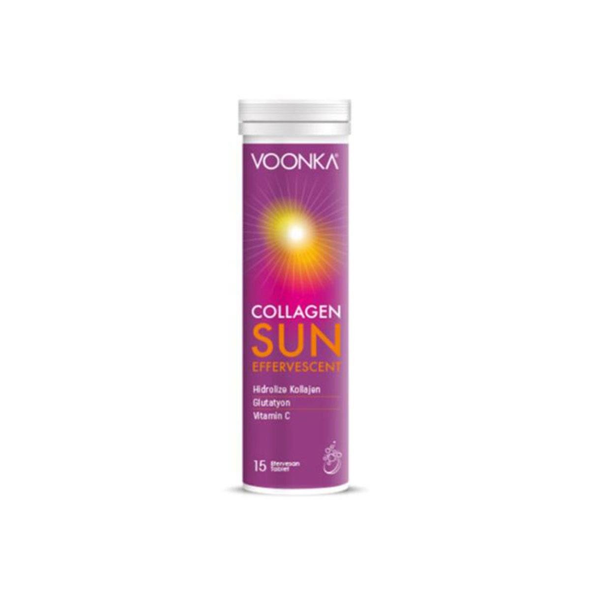 Voonka Collagen Sun 15 Efervesan Tablet - Daffne