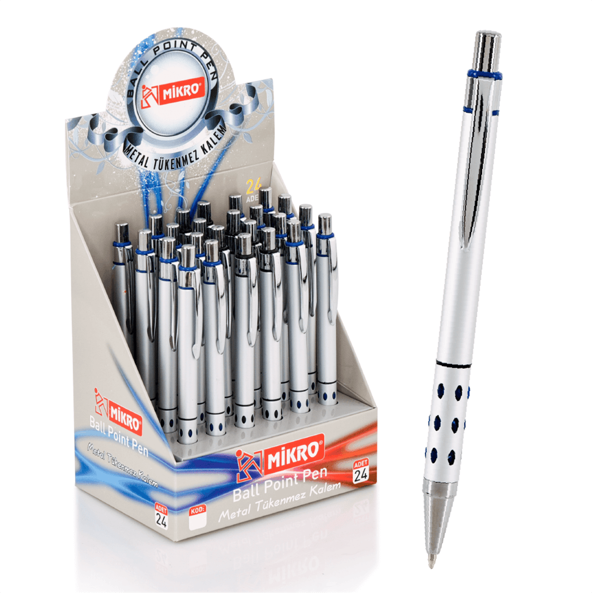 Mikro 987 Metal Tükenmez Kalem Ball Point Metal Pen | Kırtasiye Malzemeleri  Uygun Fiyatlarıyla Burada!