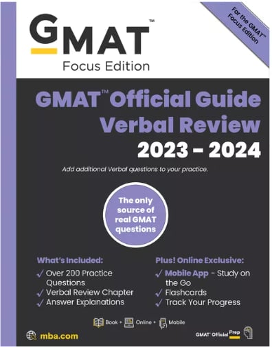 GMAT Official Guide 2023-2024 Bundle, Focus Edition