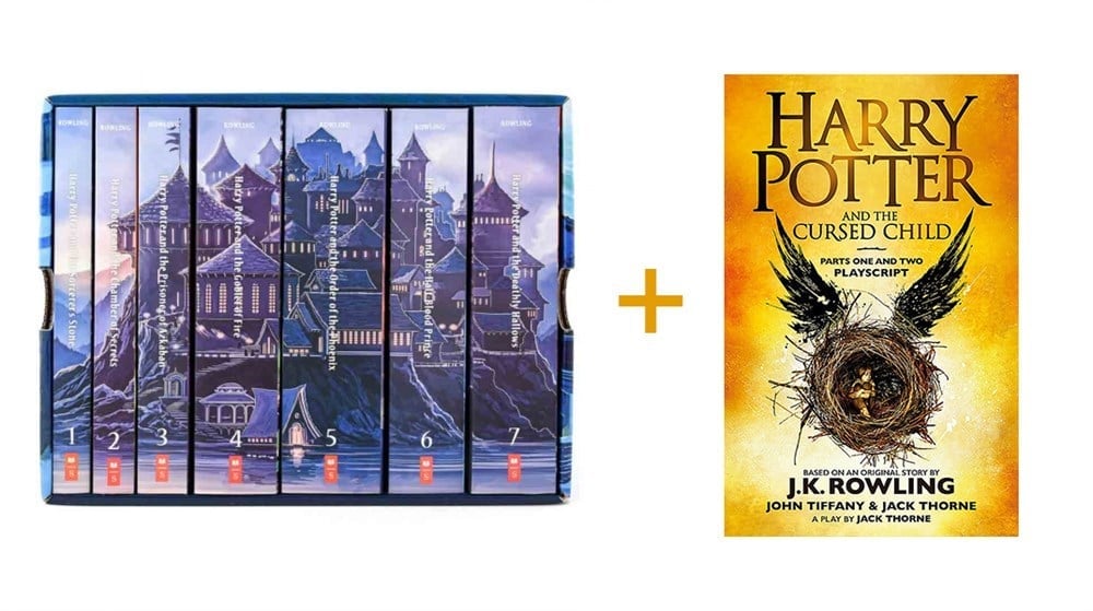 Scholastic Harry Potter Box Set + Harry Potter And The Cursed